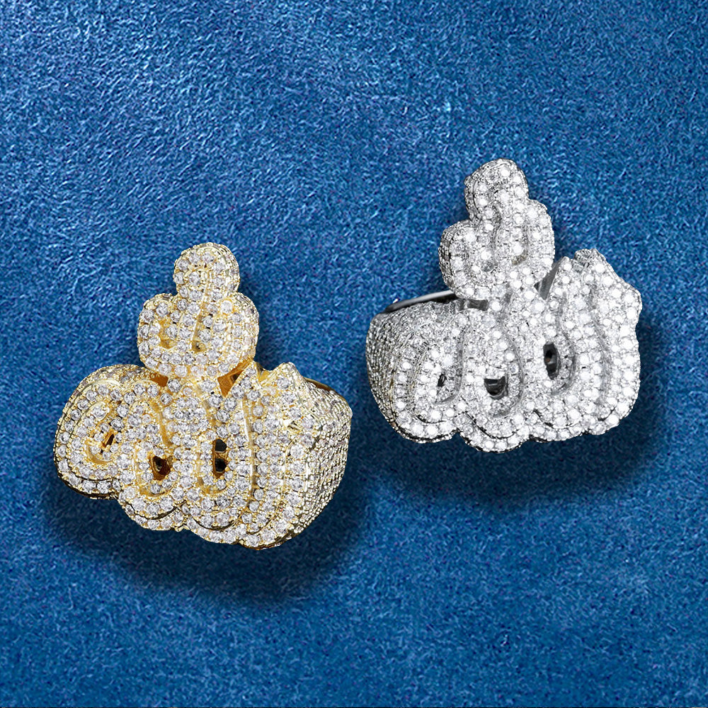 Adjustable iced ring for personalized fit