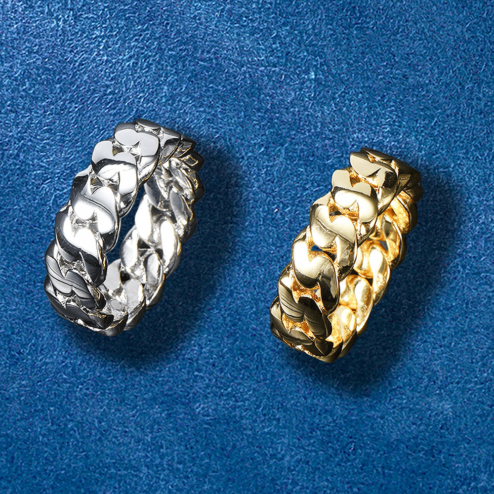 Custom hip hop ring as anniversary gift