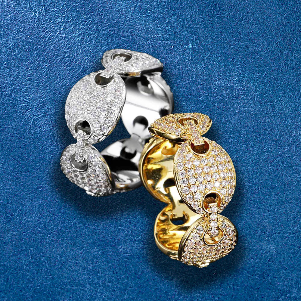 Designer bling ring for rappers and artists