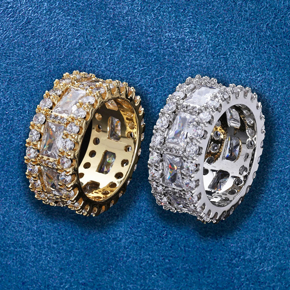 Gold iced ring perfect birthday gift for him