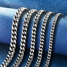 Iced Cuban chain for men’s urban fashion look