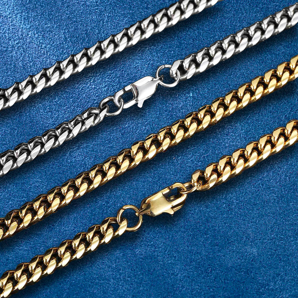 Hip hop jewelry Cuban chain for daily wear
