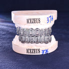 Customizable moissanite grillz made for top and bottom teeth