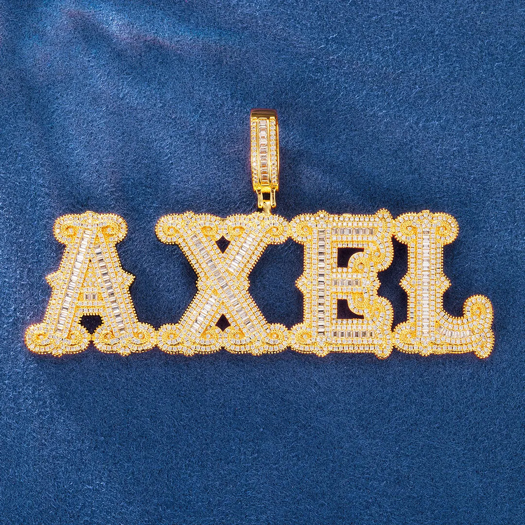 iced out name necklace for men