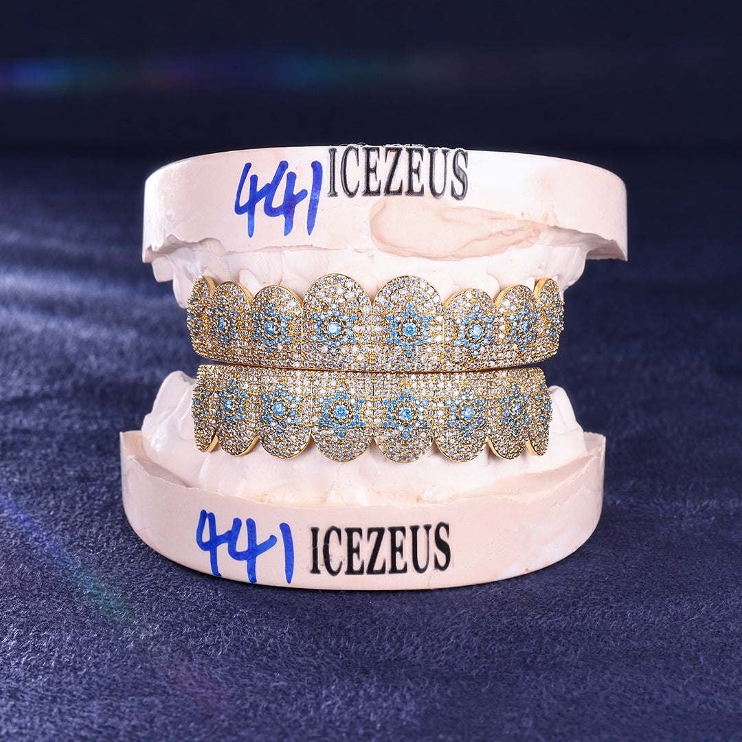 Custom moissanite grillz for rappers and trendsetters