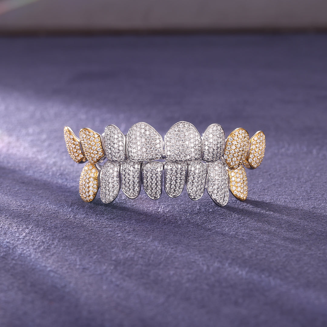 custom top and bottom grillz