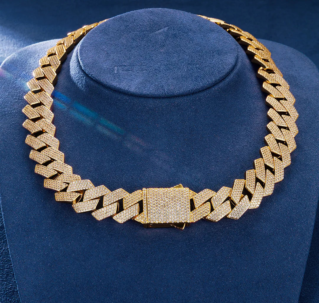 925 sterling silver Cuban chain for hip hop fashion