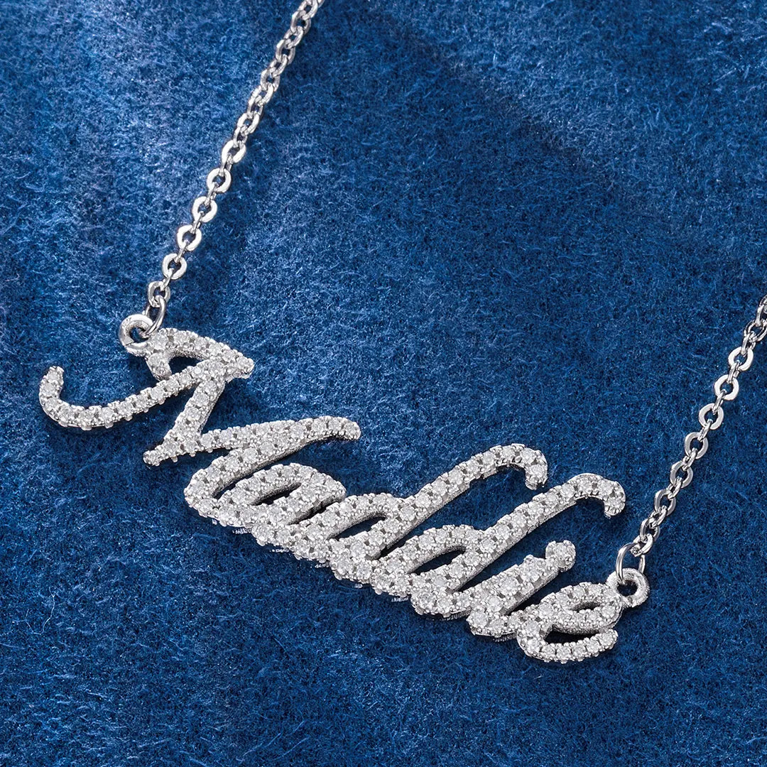 Cursive letter name necklace Clearance