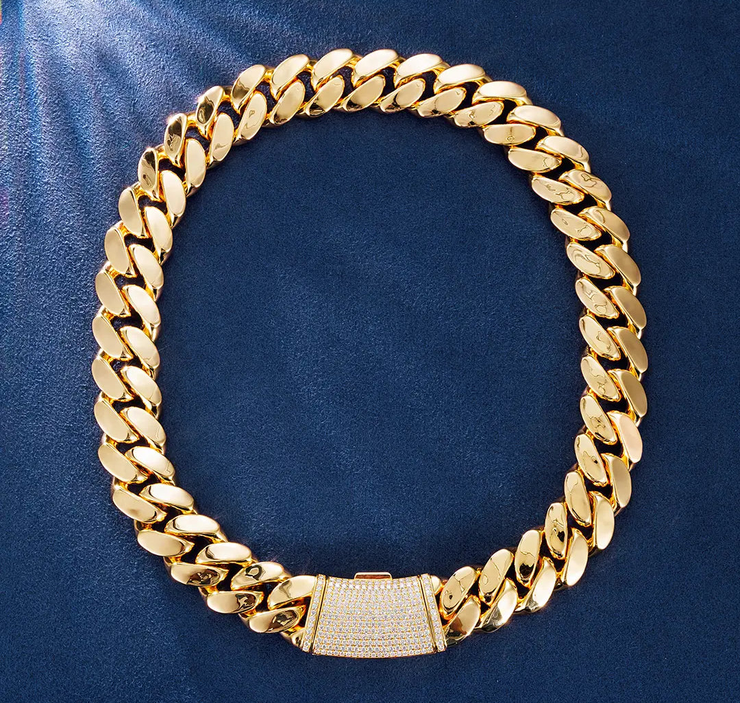 silver iced bracelet