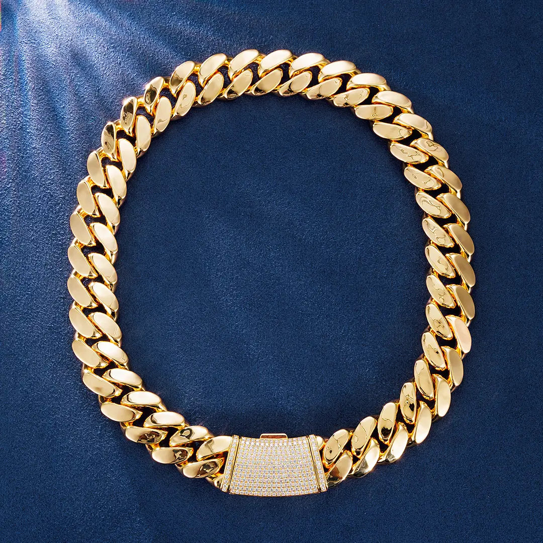 silver iced bracelet