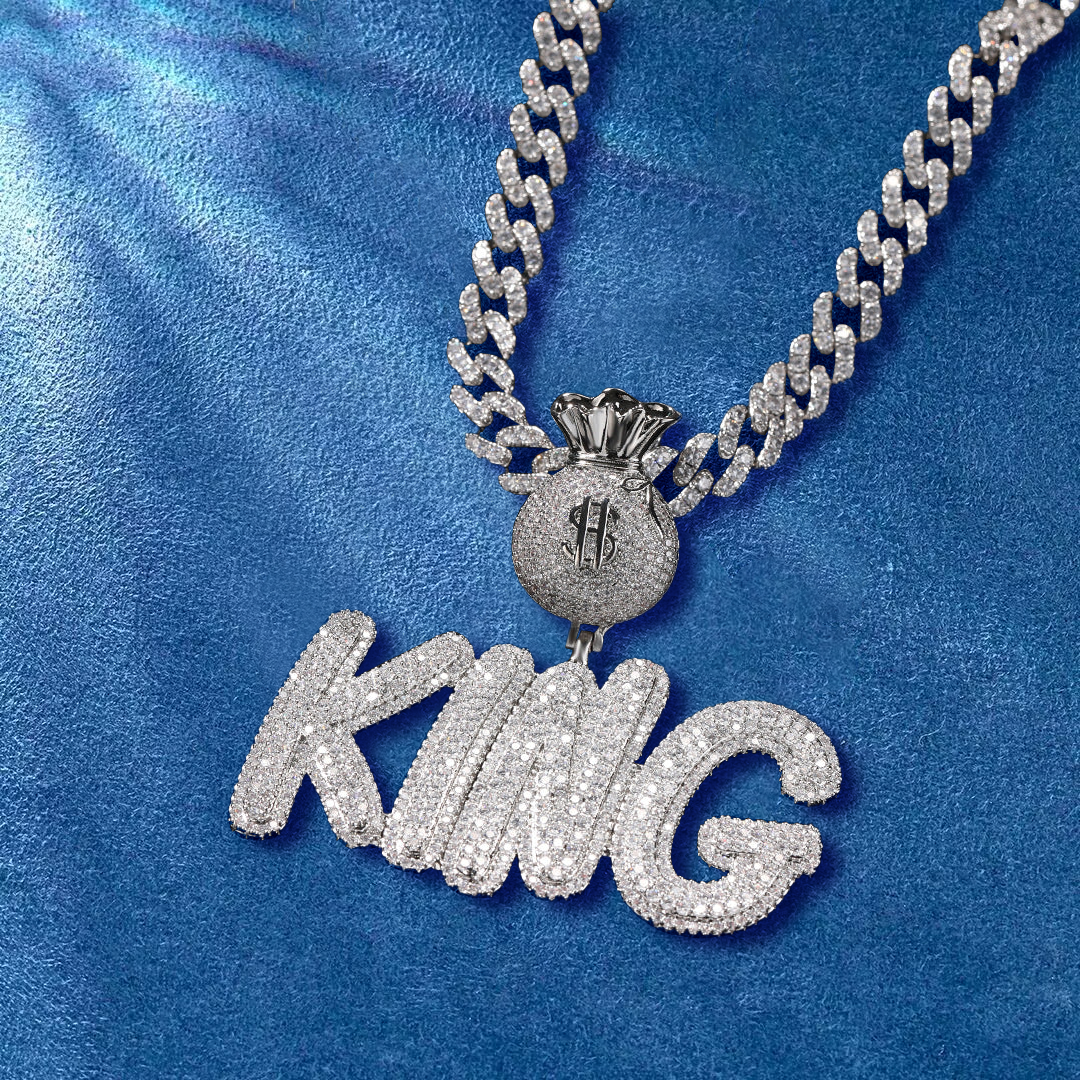 Custom letter pendant gift for Christmas surprise