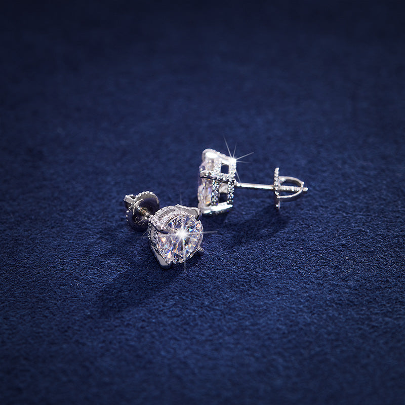 diamond hoop earrings