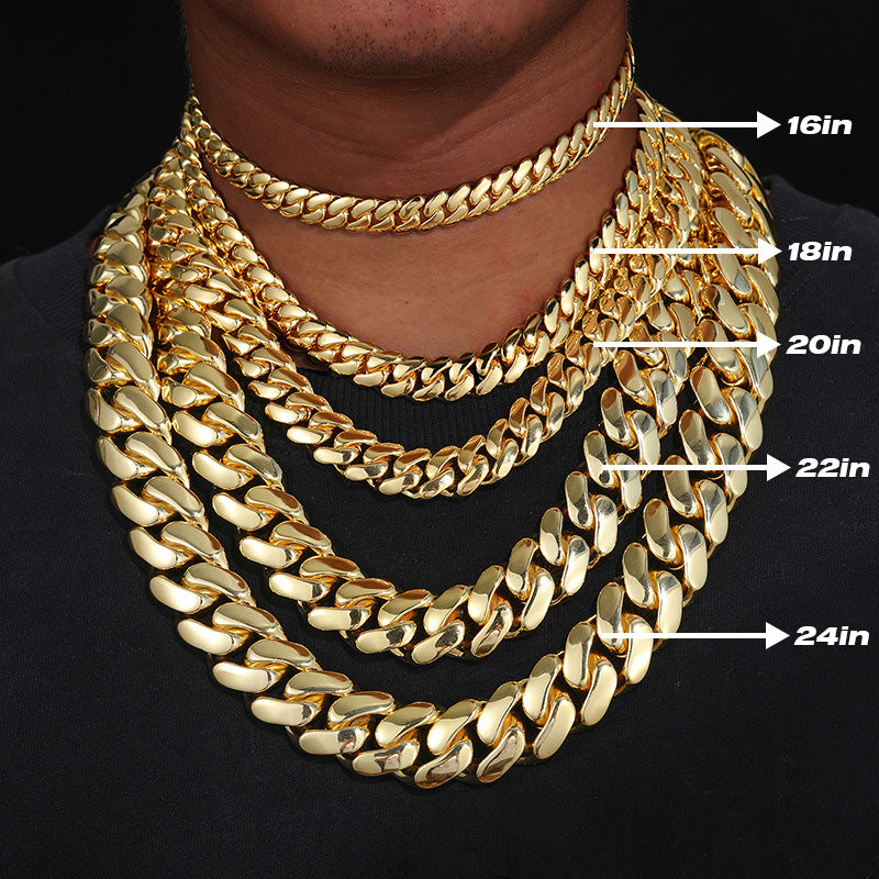 Miami Cuban Link Chain With CZ Clasp