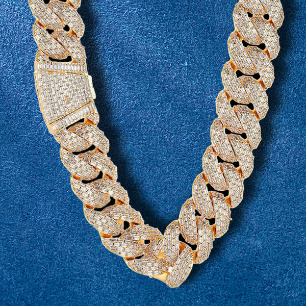 アクセサリー Iced Out Cuban Chain Necklace 13_f1610b65-1731-45fa-b122-