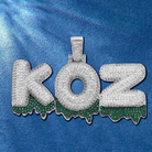 Custom icy necklace for holiday season gift ideas