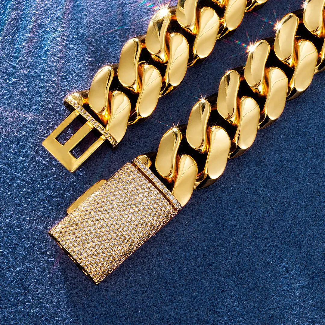 Miami Cuban Link Chain With CZ Clasp