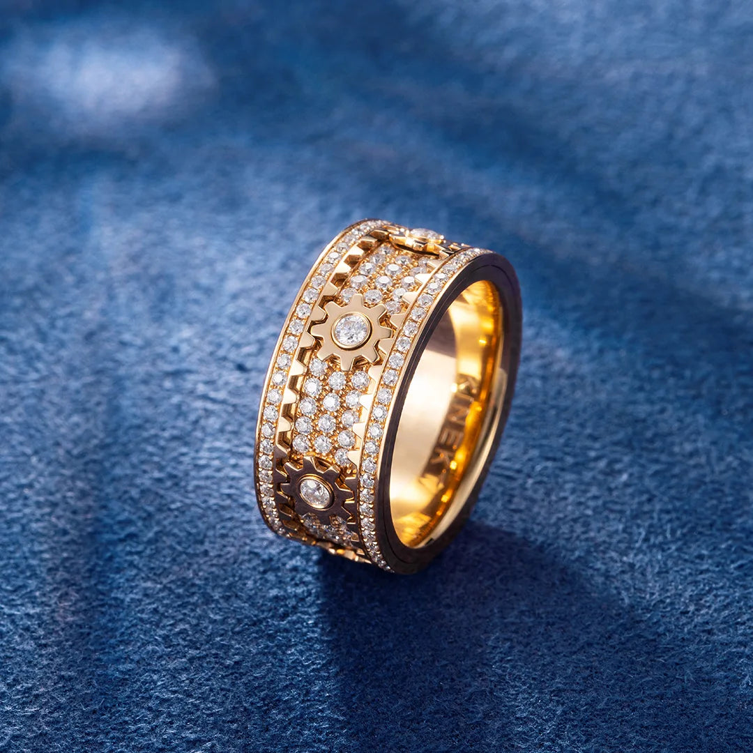 Best gift for jewelry lovers: iced hip hop ring