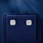moissanite stud earrings for men and women